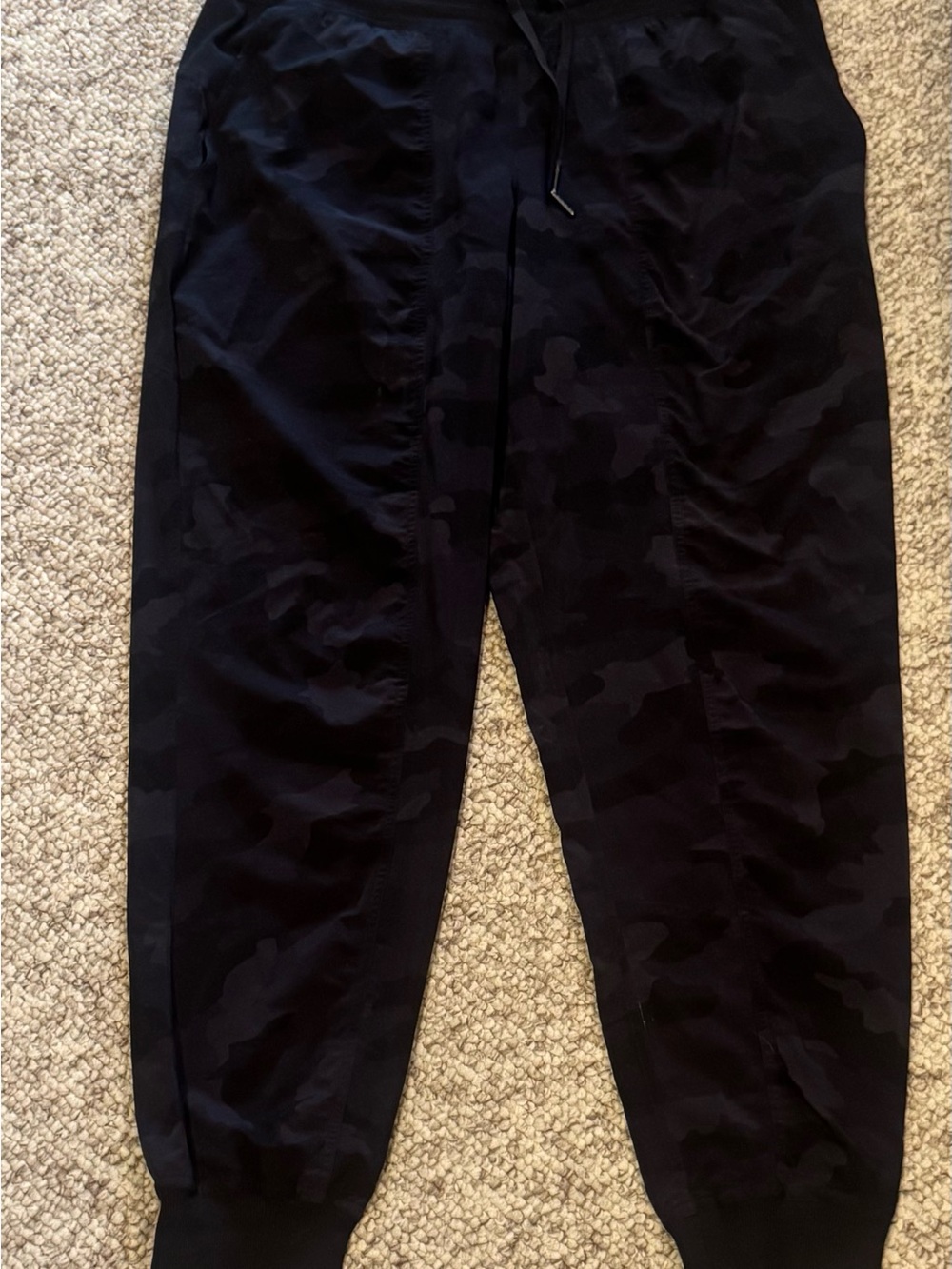 Lululemon dance studio joggers full length black camo joggers size 10